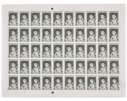 1964 Slania Stamps "World Champion Boxers" #23 Cassius Clay Full Sheet (50 Stamps)